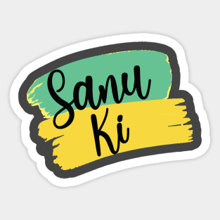 Sanu Ki Punjabi Desi Funny Tshirt, Indian Graphic Tee Sticker